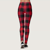 Leggings Motif rouge de contrôle de Buffalo (Dos)