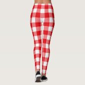 Leggings Motif rouge et blanc de contrôle de Buffalo (Dos)