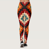 Leggings Motif roumain d'art populaire (Dos)