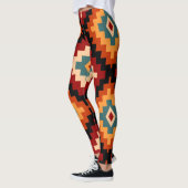 Leggings Motif roumain d'art populaire (Gauche)