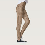 Leggings Motif Rustic Wood Print<br><div class="desc">Des leggings rustiques et design aux imprimés en bois marron.</div>