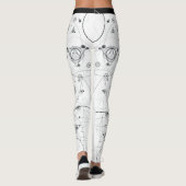 Leggings Motif sacré de la géométrie (Dos)