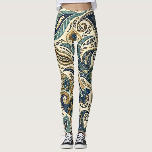 Leggings motif sans couture (Devant)