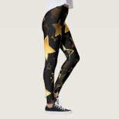 Leggings Motif sans couture avec étoiles d'or (Droite)