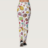 Leggings Motif sans couture de donuts (Dos)