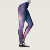 Leggings Motif sans couture de nébuleuse cosmique pour impr (Droite)