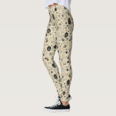 Leggings Motif sans couture Halloween Boho (Gauche)