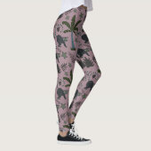 Leggings Motif sans couture Les animaux tropicaux sauts de  (Droite)
