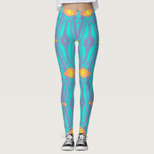 Leggings Motif sans couture multicolore "Ratti_Creative_Art