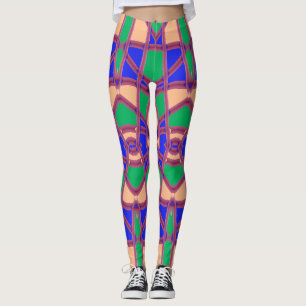 Leggings Motif sans couture multicolore "Ratti_Creative_Art