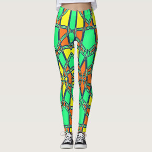 Leggings Motif sans couture multicolore "Ratti_Creative_Art