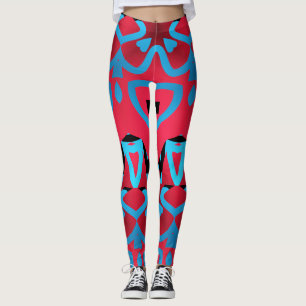 Leggings Motif sans couture multicolore "Ratti_Creative_Art