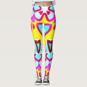Leggings Motif sans couture multicolore "Ratti_Creative_Art