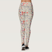 Leggings Motif sans couture orienté de Londres avec des (Dos)