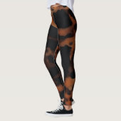 Leggings Motif sans fil Tortoiseshell, Chic TortoiseShell (Gauche)