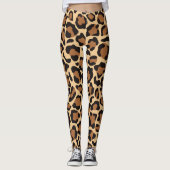 Leggings Motif sans voile Leopard (Devant)