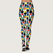 Leggings Motif scandinave du Bauhaus du milieu du siècle (Dos)