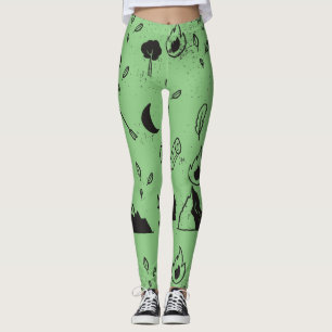 Leggings Motif Scout Adventure Elements