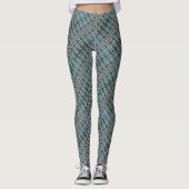 Leggings Motif Sea Shell, Bleu (Devant)