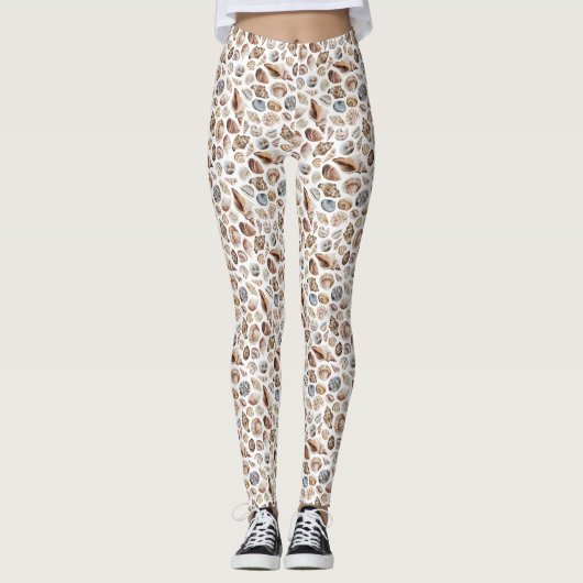 Leggings Motif Seashell (Devant)