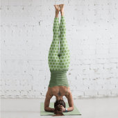 Leggings Motif  Shamrock Clover vert