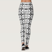Leggings Motif Shippo noir et blanc classique (Dos)