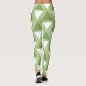 Leggings Motif simple vert pâle (Dos)