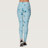 Leggings Motif Sky & Space bleu (Dos)