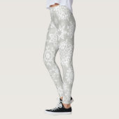 Leggings Motif Snowflake (Gauche)