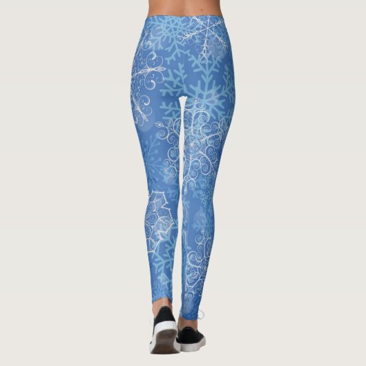 Leggings Motif Snowflake (Dos)
