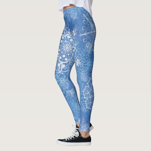 Leggings Motif Snowflake (Gauche)