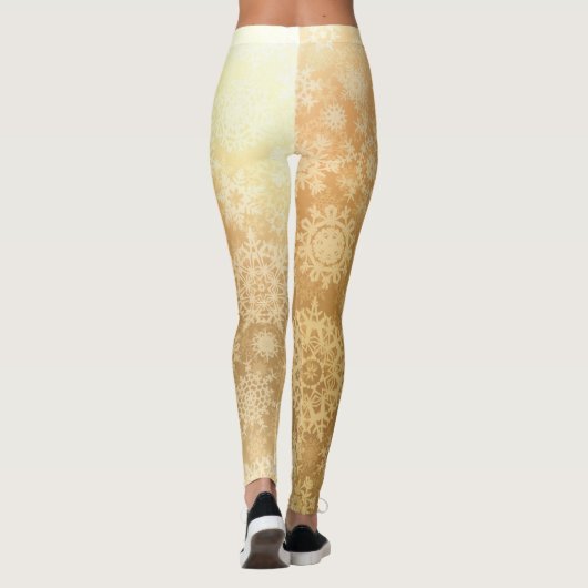 Leggings Motif Snowflake (Dos)