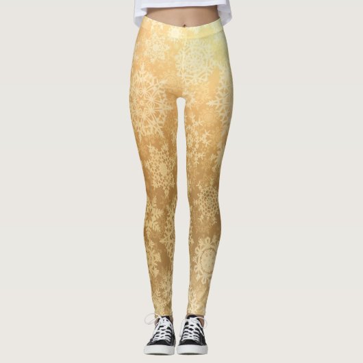 Leggings Motif Snowflake (Devant)