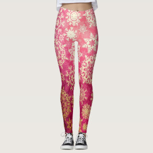 Leggings Motif Snowflake