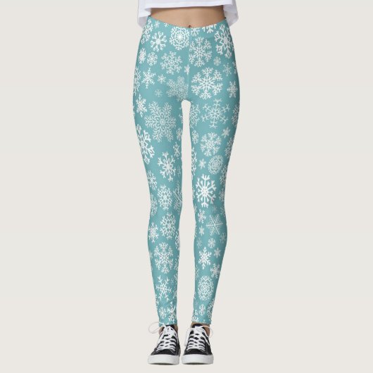 Leggings Motif Snowflake (Devant)