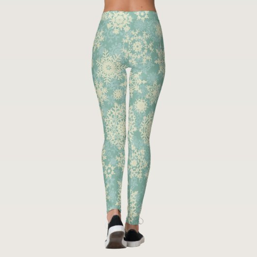 Leggings Motif Snowflake (Dos)
