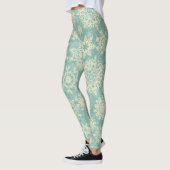 Leggings Motif Snowflake (Gauche)