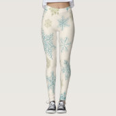 Leggings Motif Snowflake (Devant)