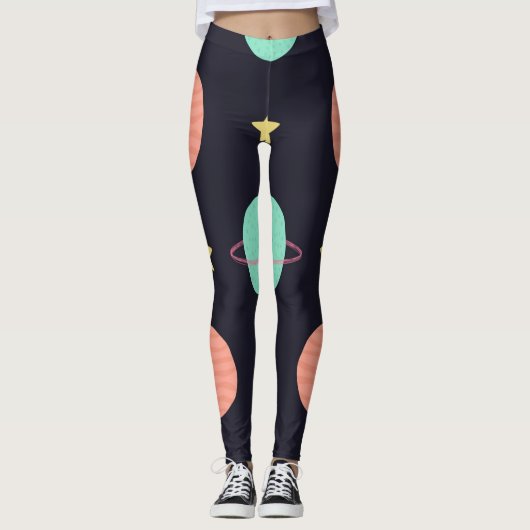 Leggings Motif spatial (Devant)
