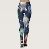 Leggings Motif spatial (Dos)