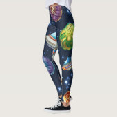 Leggings Motif spatial (Gauche)