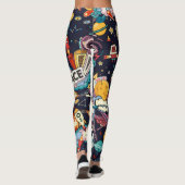 Leggings Motif spatial (Dos)