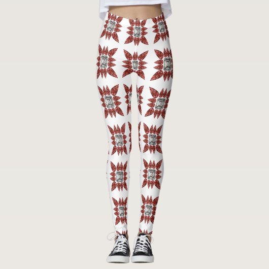 Leggings Motif Spider (Devant)