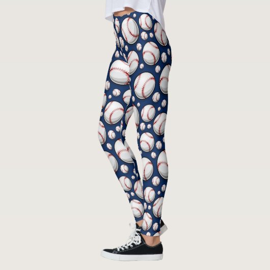 Leggings Motif sportif de baseball (Gauche)