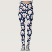 Leggings Motif sportif de baseball (Devant)