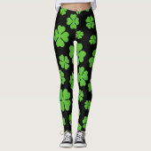 Leggings Motif St. Patrick Clover (Devant)