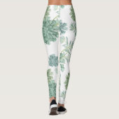 Leggings Motif succulent du bonheur | de plante (Dos)
