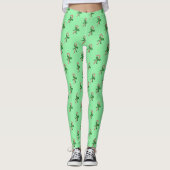 Leggings Motif sucre de canne (Devant)