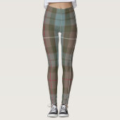 Leggings Motif surdimensionné de tartan de Fraser de clan (Devant)
