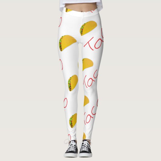 Leggings motif Taco le (Devant)